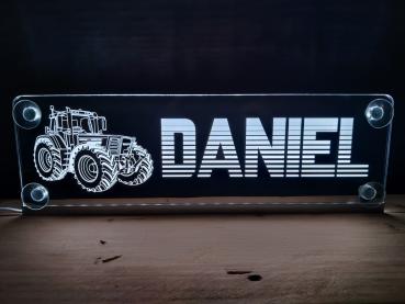 Fendt Favori 926 LED Fahrzeugschild mit Wunschname